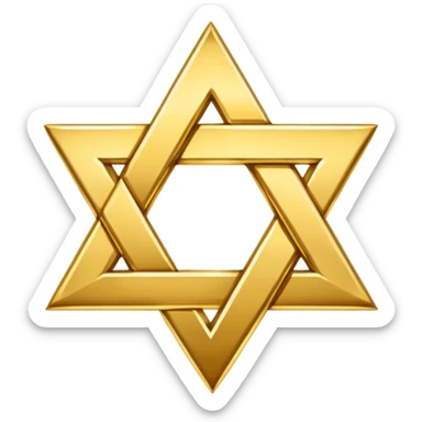 jew symbol with NO! writing  sticker
