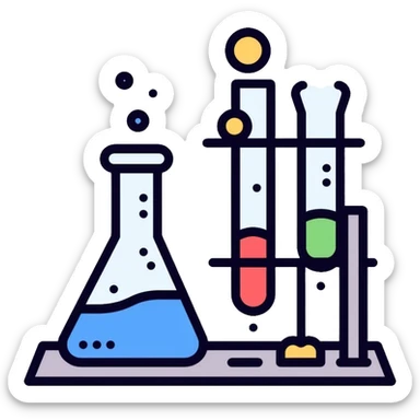 laboratory equipment for materials testing and analysis sticker
