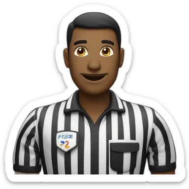 Voleyball referee sticker