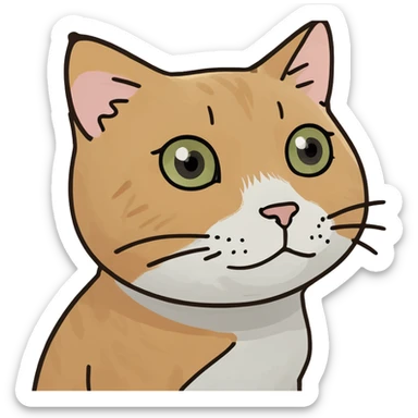cute cat sticker