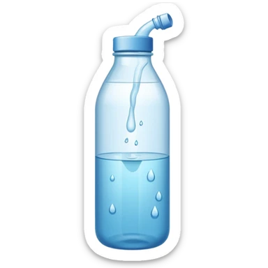Botella de agua sticker