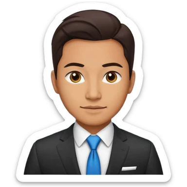 thirty-year- old financial investor from Malaysia involved in multiple real estate and business ventures in Manhattan and the Middle East. sticker