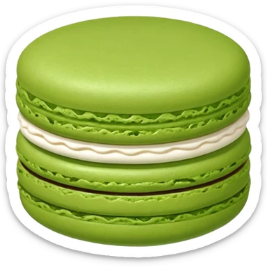 Green Macaroon sticker