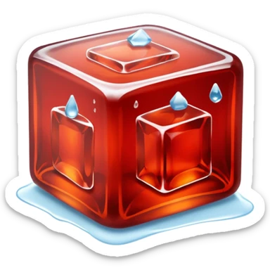 negroni without fruit in the glas but one big icecube sticker