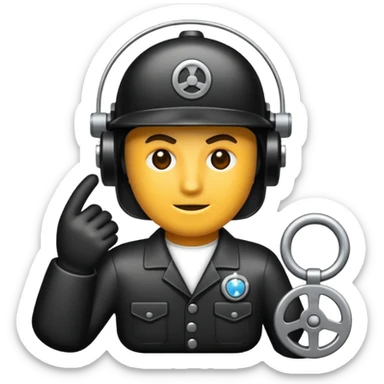 crea un emoji di un otturatore sticker