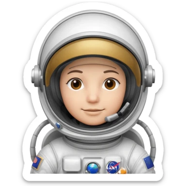 Astronaut sticker