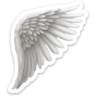 Wing to the left sticker