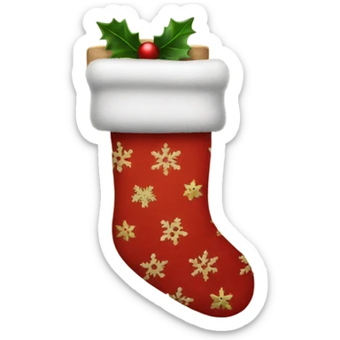 Christmas stockings sticker