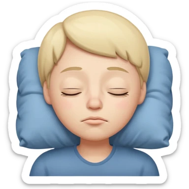 Sleepy Character zzz sticker