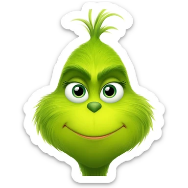 Grinch sticker