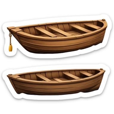 brown Boat Ride  sticker