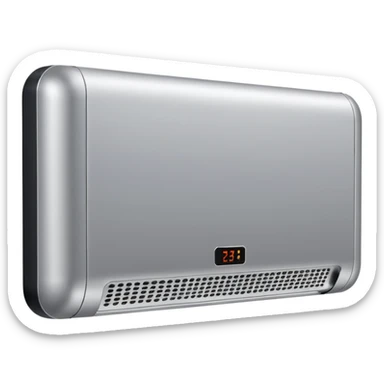 wall-mounted heater sticker
