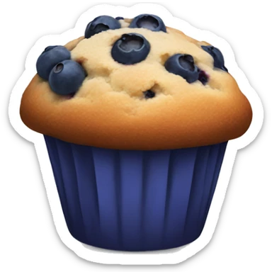 Blueberry muffin sticker