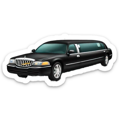 Limo car sticker