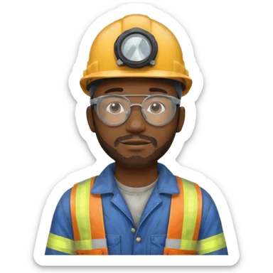 🖤🧑🏾‍🏭 sticker