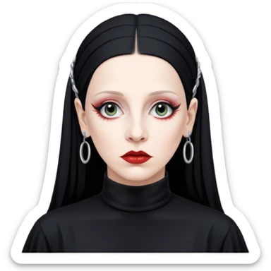 Lene Lovich as seen on the cover of the album Stateless sticker