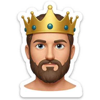 Alexander great with crown sticker