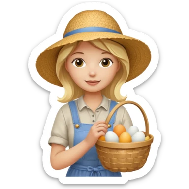 farmer Girl collect eggs



 sticker