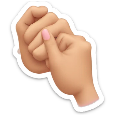 pinky promise sticker