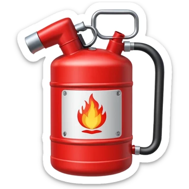 gasoline canister sticker