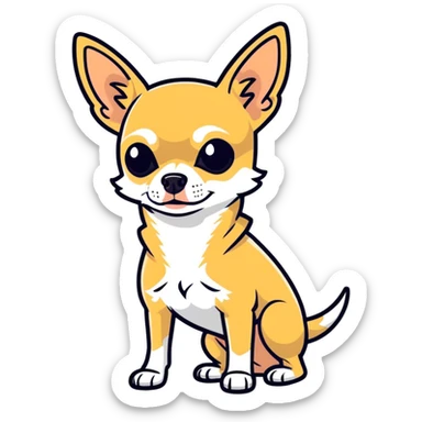 Chihuahua with an AR 15 sticker