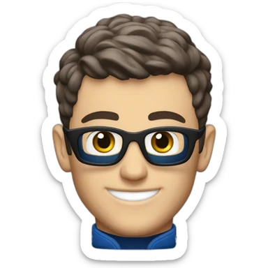 george russell f1 driver sticker