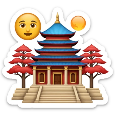 Temple visit sticker