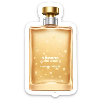 Bath and body works champagne toast perfume sticker