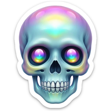 Pookie aura skull  sticker