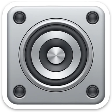 mac os icon speaker volume bar sticker