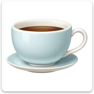 teacup without handle sticker