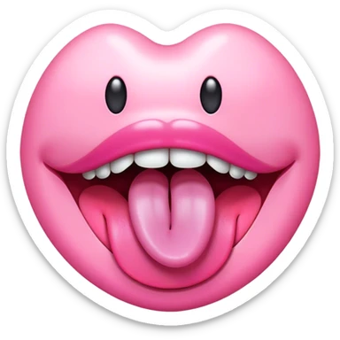 yummy tongue sticker