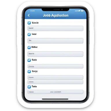 job application sticker