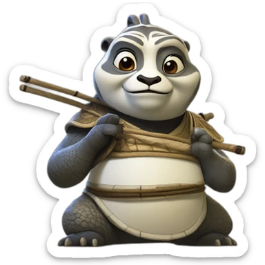 Master Oogway kung-fu Panda  sticker