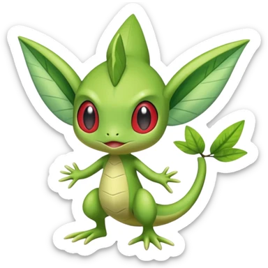  Treecko-Celebi full body sticker