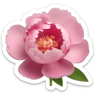 Pivoine sticker