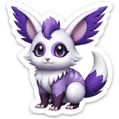 Shiny Furret-Absol-Noibat-Hybrid (Full body) sticker