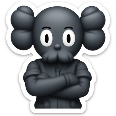 KAWS sticker