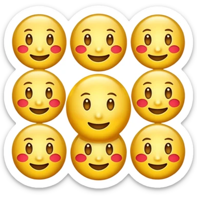 create a golden gold emoji  the most attractive any one or all of them ill choose it should be fully golden sticker
