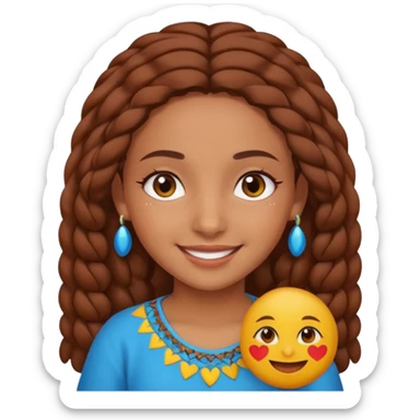 Emoji morrocan amazigh fille sticker