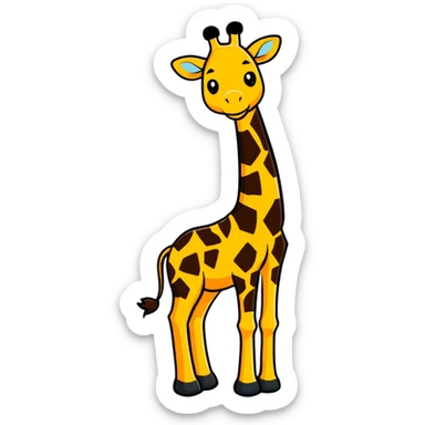giraffe sticker
