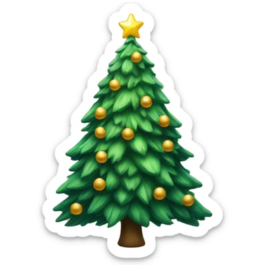 huge xmas tree sticker
