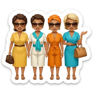 Aunties (5) traveling sticker