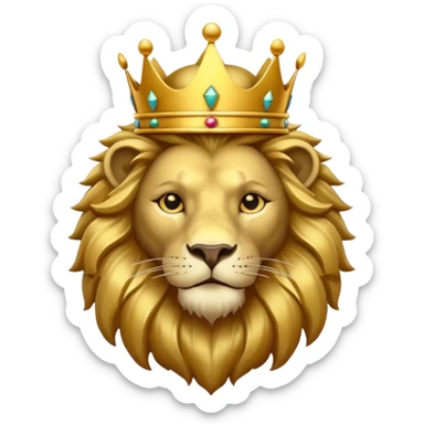  The logo features a crowned lion, The lion's crown signifies the team's aspiration to be the champions of the IPL, conveying a sense of royalty and excellence. The gold color symbolizes prestige and success, while the red background represents energy and passion.  sticker