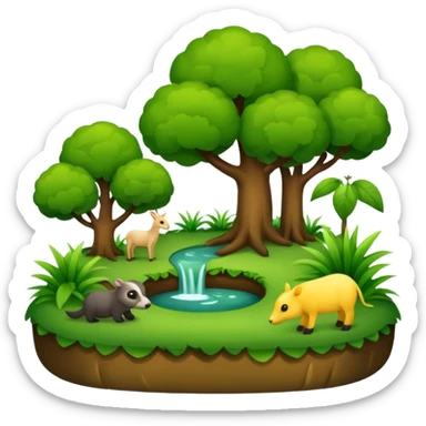 biodiversity without animals sticker