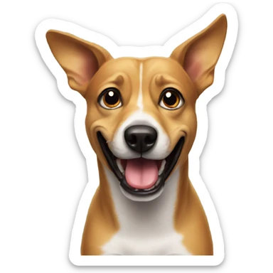 Freaky zesty dog sticker