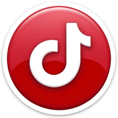 tiktok logo sticker