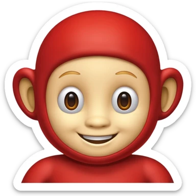 teletubby red sticker