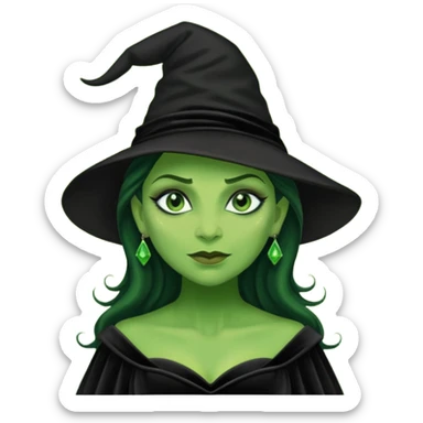 Elphaba sticker