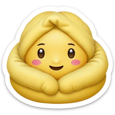Cozy emoji sticker